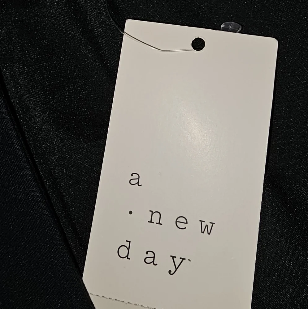 A New Day. Women's Black Buttoned Vest. Rayon Size: Large. NWT. - Picture 9 of 9